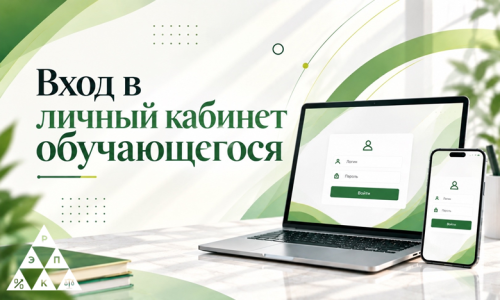 Вход в личный кабинет обучающегося